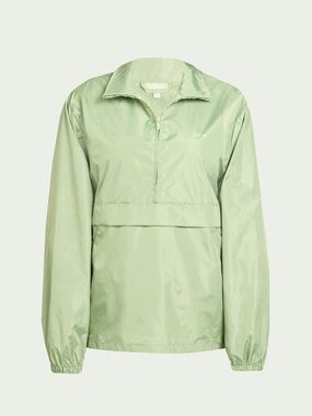 Bala Sage Green Half Zip Packable Windbreaker Pullover Jacket Plus Size NWT